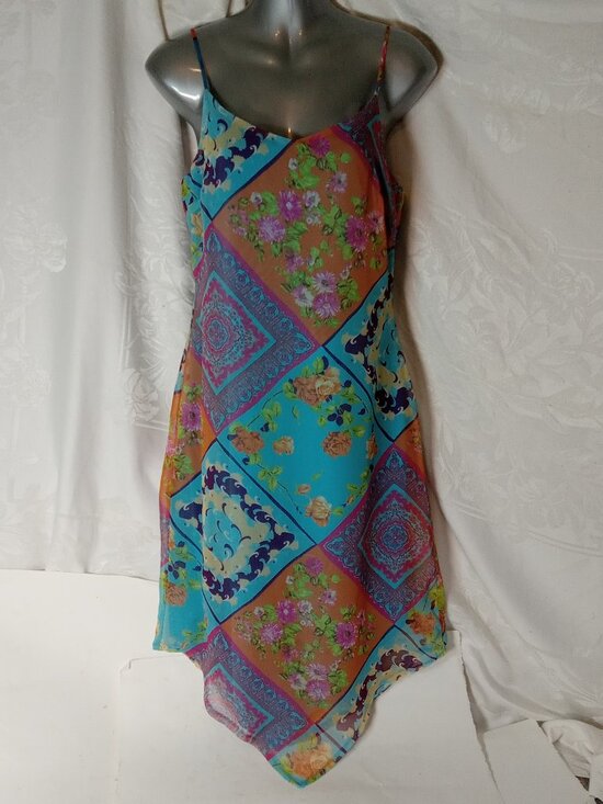 Smart Set Dresses & Skirts - Floral Patchwork Slip Dress